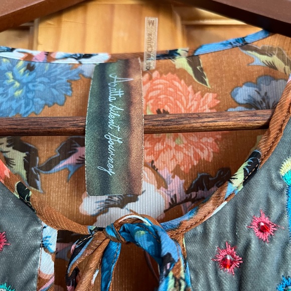 NWT-Aratta-Chiffon tunic-Medium - Picture 3 of 12